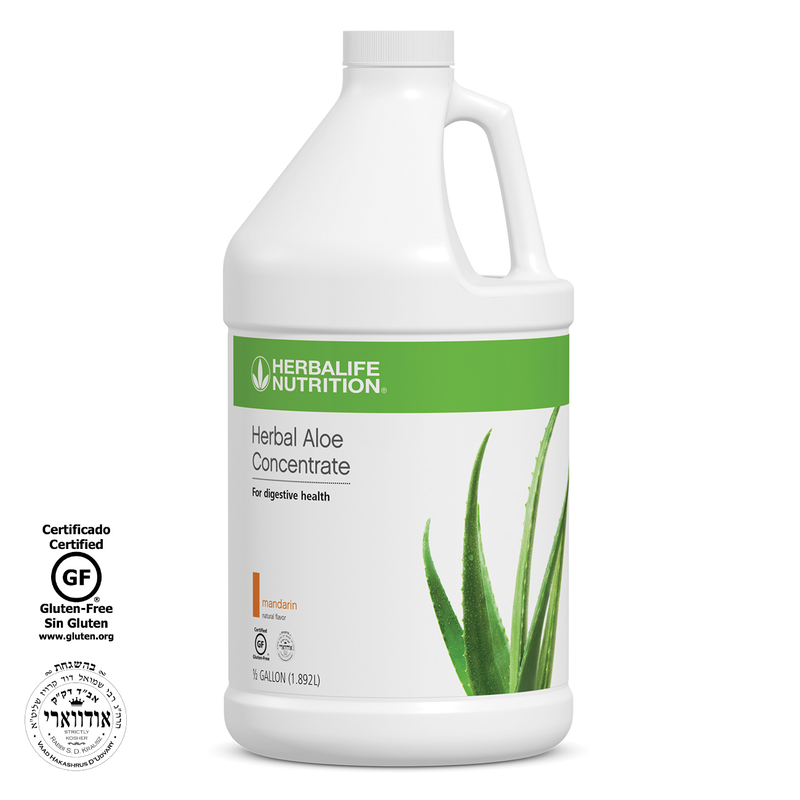 Herbal Aloe Concentrate: Mandarin Half Gallon